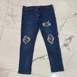 Halloween Men's Distressed Denim Jeans